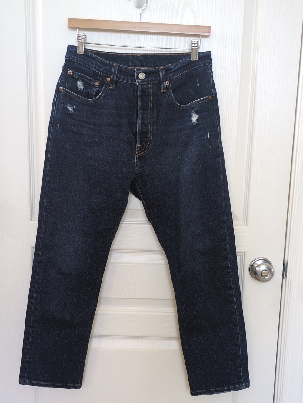 Levi's 501 Dark Blue Denim Jeans